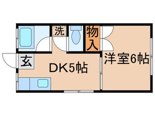 ユ－カリハイツの物件間取画像